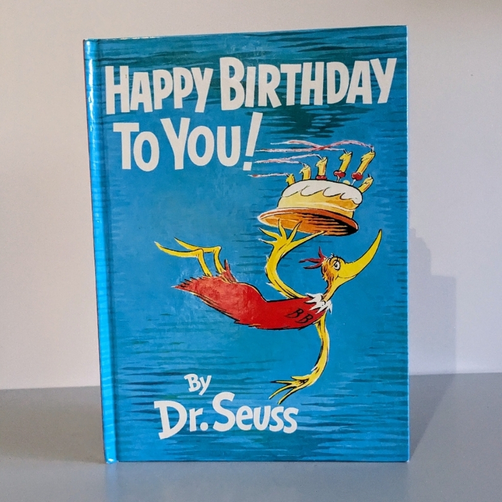 1959 renewed 1987 Happy Birthday To You! Dr Seuss oversized hardcover book